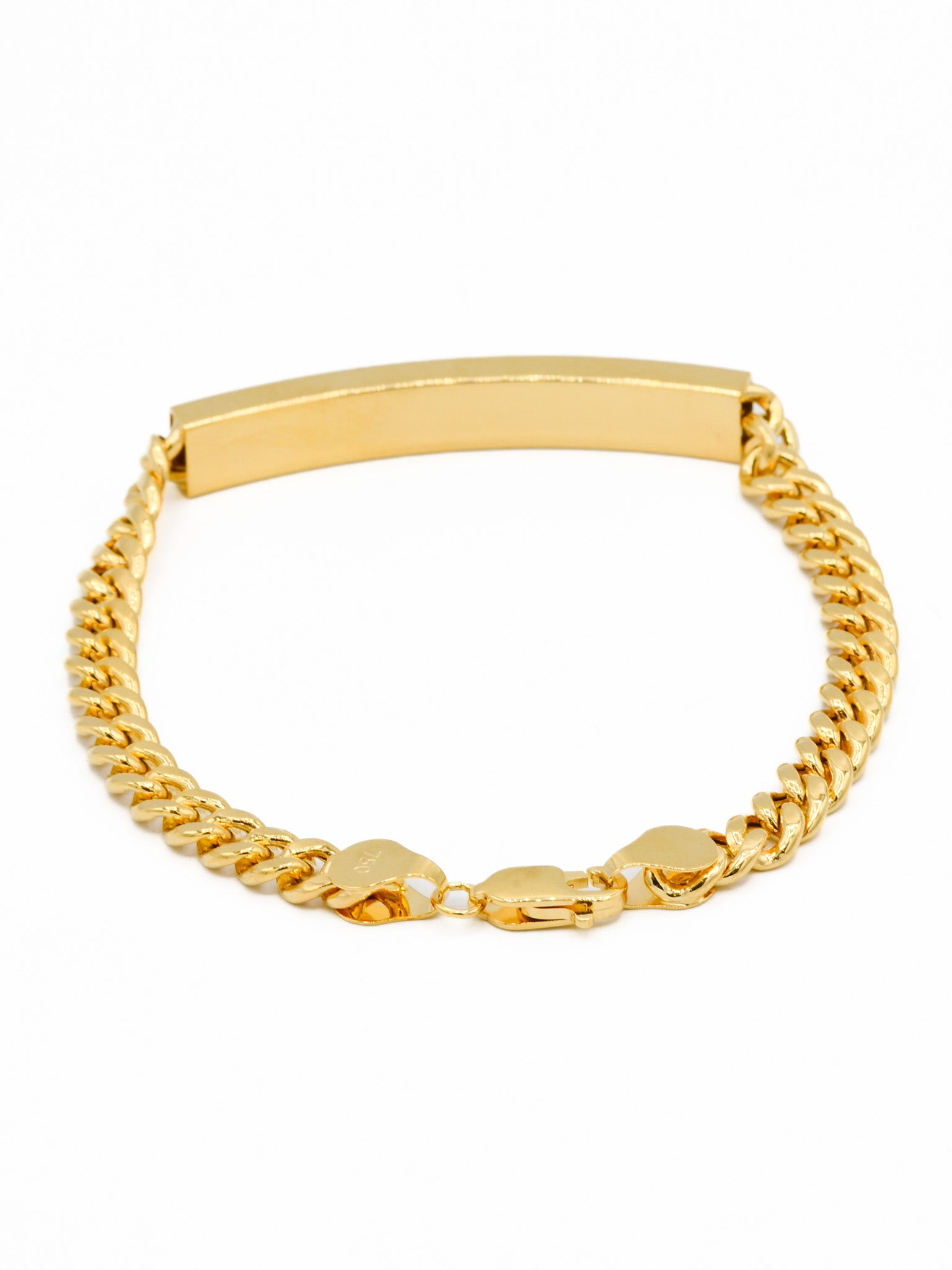 4.0MM Saint Franco Bracelet (Prism Cut) – Saints Gold Co.